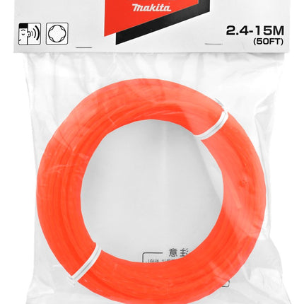 Makita Maaidraad 2,4mm X 15M Fluister Nylon Koord 2.4-15M – 198501-1
