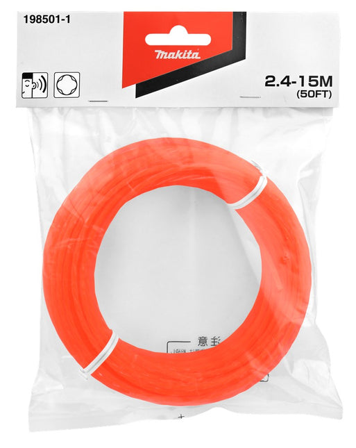 Makita Maaidraad 2,4mm X 15M Fluister Nylon Koord 2.4-15M – 198501-1