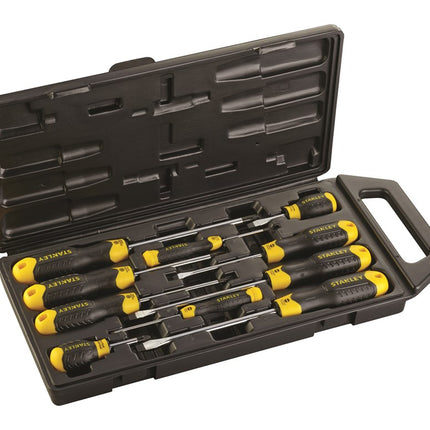 Stanley Cushiongrip Schroevendraaierset 10-Delig - Standaard/pozidriv – 2-65-014