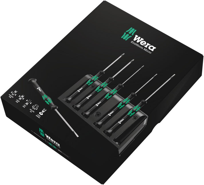 2035/6 A Micro-schroevendraaierset + Houder, 6 -delig