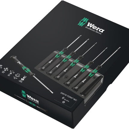 2067/6 Micro TORX® BO-Schroevendraaierset + houder, 6 -delig