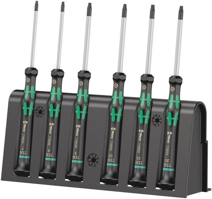 2067/6 Micro TORX® BO-Schroevendraaierset + houder, 6 -delig