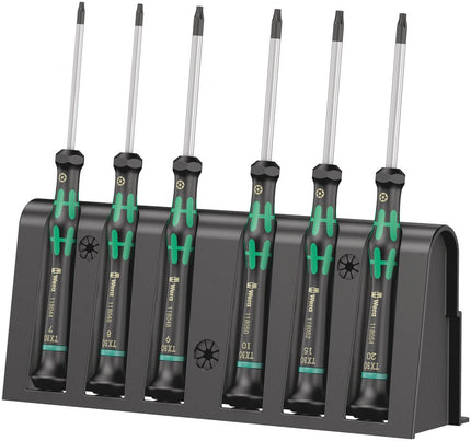 2067/6 Micro TORX® BO-Schroevendraaierset + houder, 6 -delig