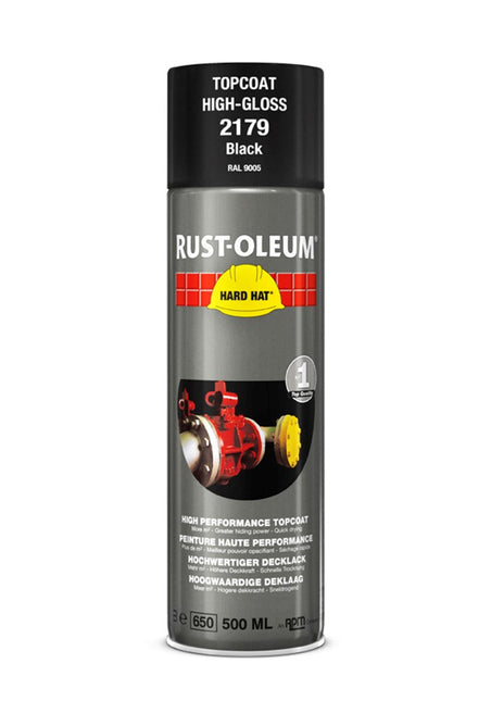 RUST-Oleum Spuitbus Zwart 500 ML - 2179 - RAL9005 – 1551660