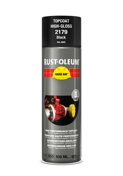 RUST-Oleum Spuitbus Zwart 500 ML - 2179 - RAL9005 – 1551660