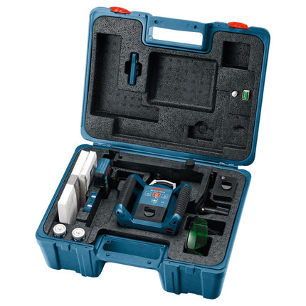 Bosch GRL 300 HVG Rotatielaser Set met Koffer + Statief + Meetlat - 061599404B