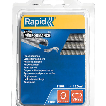 Rapid Hekwerk Hogringen VR22 - 1100st Gegalvaniseerd – 40108806