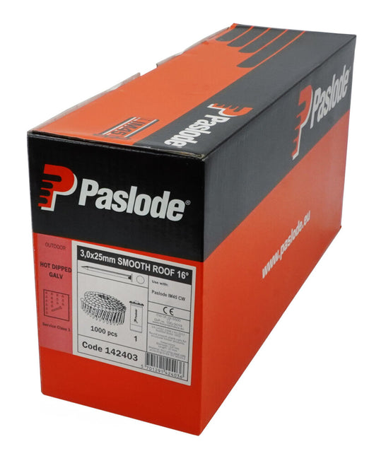 SPIT Asfaltnagel 3,0x25mm Glad Thermisch Verzinkt + Gas 1000st