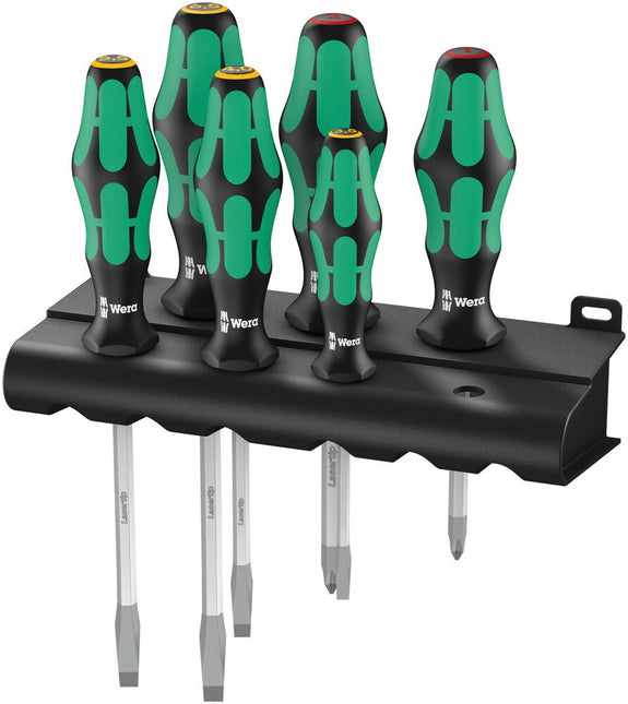 334 SK/6 Schroevendraaierset  Kraftform Plus Lasertip + houder, 6 -delig