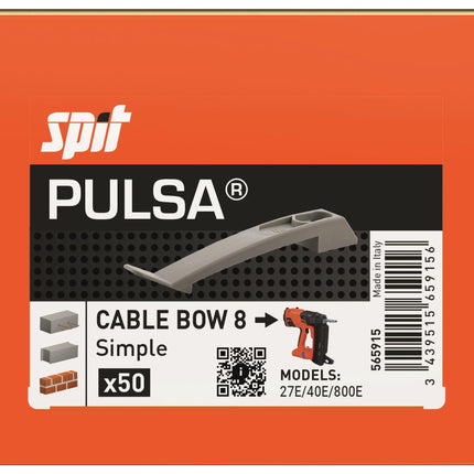 SPIT Kabelbeugel Enkel Kunststof 50st - 565915