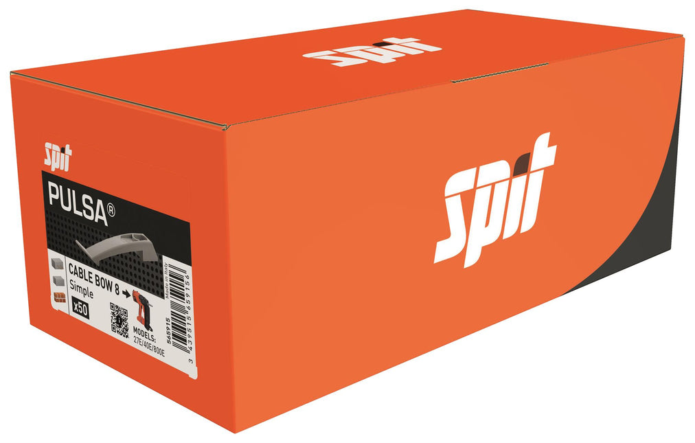 SPIT Kabelbeugel Enkel Kunststof 50st - 565915