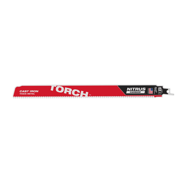 Afbeelding MILWAUKEE® metaal: heavy duty torch™ met nitrus carbide™ Metal: Torch with Nitrus Carbide