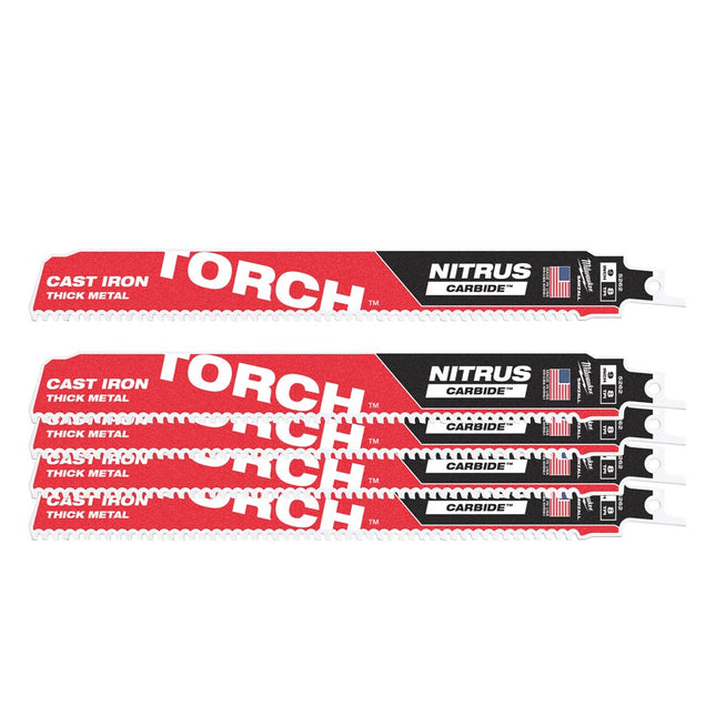 Afbeelding MILWAUKEE® metaal: heavy duty torch™ met nitrus carbide™ Metal: Torch with Nitrus Carbide