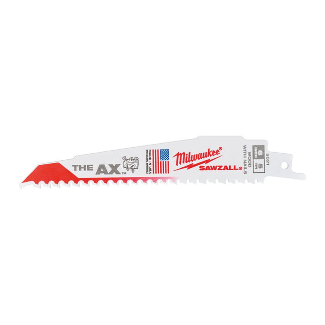Afbeelding MILWAUKEE® hout met spijkers: heavy duty ax™ sloopbladen Wood with nail: AX