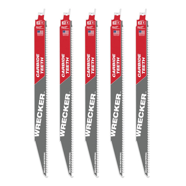 Afbeelding MILWAUKEE® multimateriaal: zware wrecker™ carbide getande sloopbladen Multi-Material: Wrecker with carbide teeth