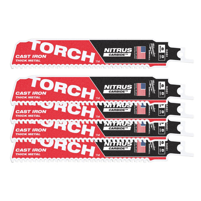 Afbeelding MILWAUKEE® metaal: heavy duty torch™ met nitrus carbide™ Metal: Torch with Nitrus Carbide