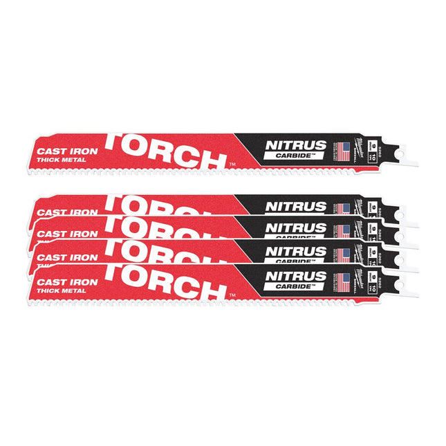 Afbeelding MILWAUKEE® metaal: heavy duty torch™ met nitrus carbide™ Metal: Torch with Nitrus Carbide