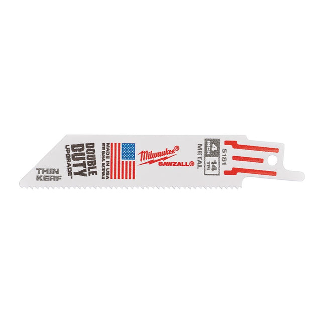 Afbeelding MILWAUKEE® thin kerf reciprozaagbladen voor metaal Metal: THIN KERF Blades