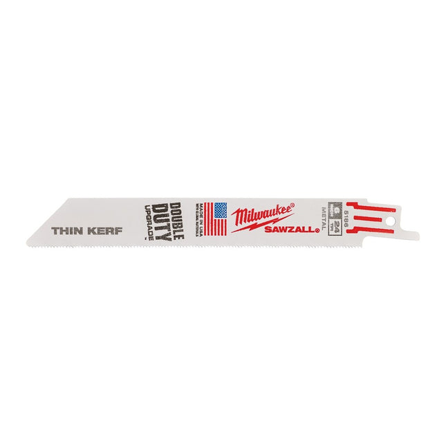 Afbeelding MILWAUKEE® thin kerf reciprozaagbladen voor metaal Metal: THIN KERF Blades