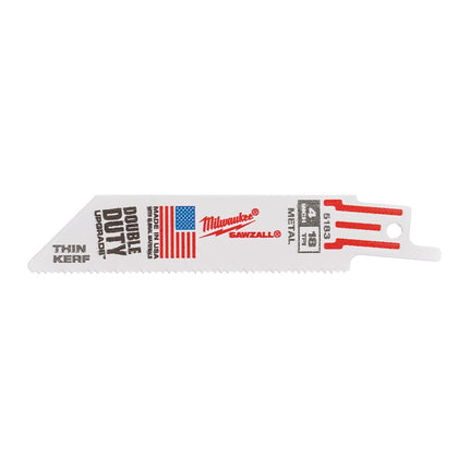 Afbeelding MILWAUKEE® thin kerf reciprozaagbladen voor metaal Metal: THIN KERF Blades