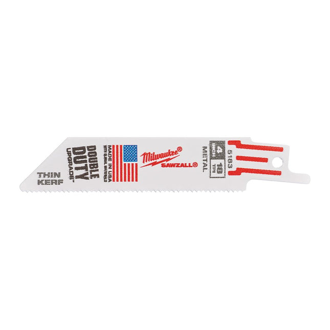 Afbeelding MILWAUKEE® thin kerf reciprozaagbladen voor metaal Metal: THIN KERF Blades