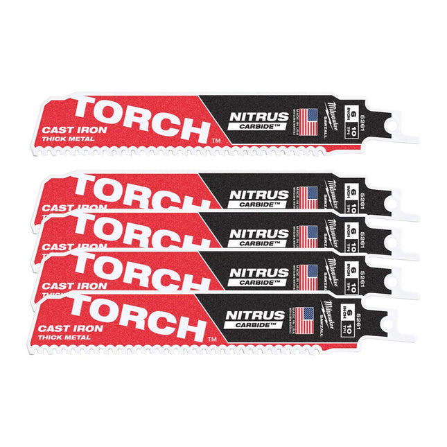 Afbeelding MILWAUKEE® metaal: heavy duty torch™ met nitrus carbide™ Metal: Torch with Nitrus Carbide