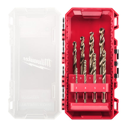 Afbeelding MILWAUKEE® metaalboor hss din 338 cobalt Red Cobalt HSS-G Drill Bits