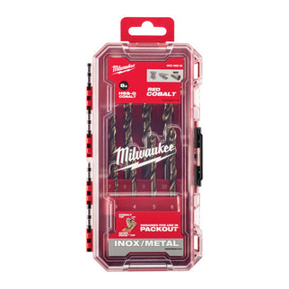 Afbeelding MILWAUKEE® metaalboor hss din 338 cobalt Red Cobalt HSS-G Drill Bits