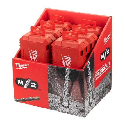 Afbeelding MILWAUKEE® set sds-plus hamerboren (10-delig) SDS-Plus M2 - 2 Cut / Sets NG