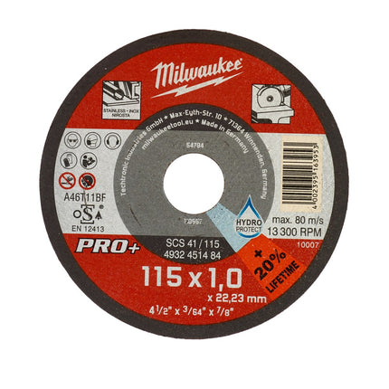 Afbeelding MILWAUKEE® metaaldoorslijpschijf Thin Metal Cutting Discs