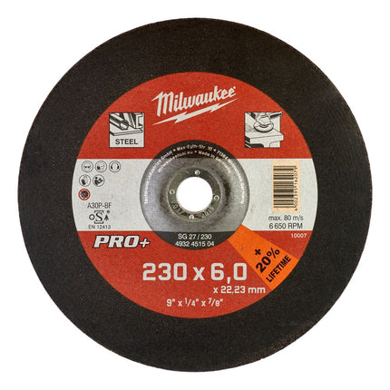 Afbeelding MILWAUKEE® metaalafbraamschijf Metal Grinding Discs