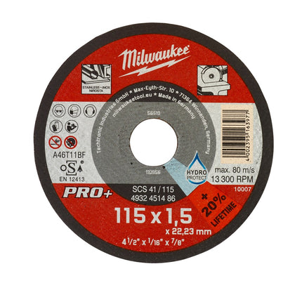 Afbeelding MILWAUKEE® metaaldoorslijpschijf Thin Metal Cutting Discs