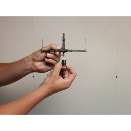 Afbeelding MILWAUKEE® reservemes/centreerboor/imbussleutel verstelbare gatzaag (gipsplaat) Adjustable Hole Cutter