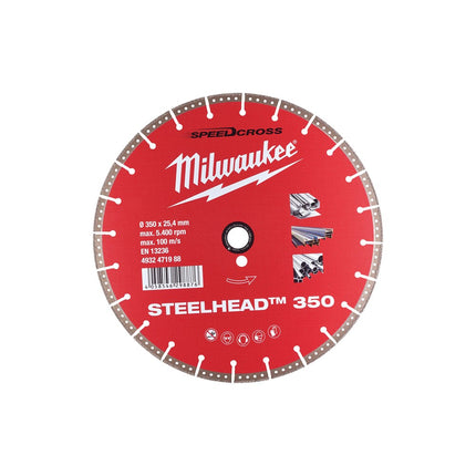 Afbeelding MILWAUKEE® doorslijpschijf speedcross steelhead Premium Steelhead