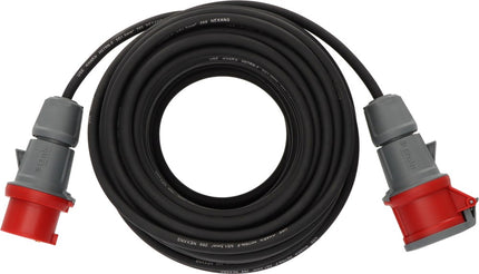 Brennenstuhl CEE VERLENGSNOER IP44 30M ZWART H07RN-F 5G1,5 5-POLIG