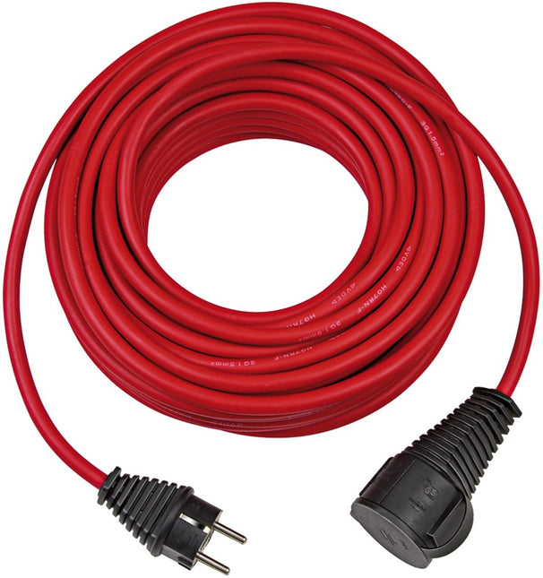 Brennenstuhl VERLENGSNOER VOOR BOUWPLAATSEN IP44 10M ROOD H07RN-F 3G1,5