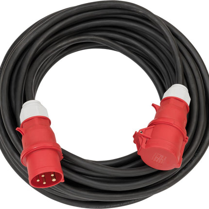 Brennenstuhl CEE VERLENGSNOER IP44 10M ZWART H07RN-F 5G4,0 5-POLIG