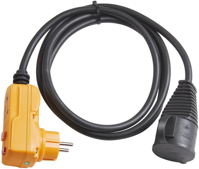 Brennenstuhl ADAPTERKABEL FI IP44 2M ZWART H07RN-F 3G1,5