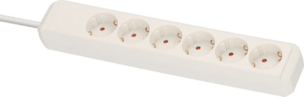 Brennenstuhl ECO-LINE 6-VOUDIG WIT 1,5M H05VV-F 3G1,5