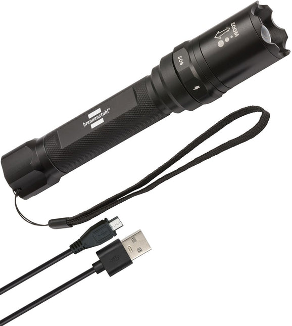 Brennenstuhl LUXPREMIUM FOCUS LED-ZAKLAMP MET BATTERIJ EN SNELSCHAKELAAR TL 400 AFS, IP44, CR