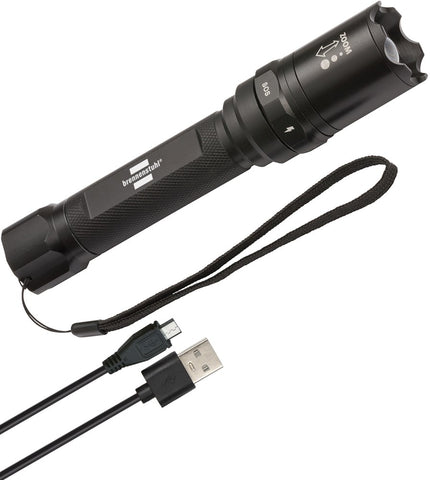 Brennenstuhl LUXPREMIUM FOCUS LED-ZAKLAMP MET BATTERIJ EN SNELSCHAKELAAR TL 400 AFS, IP44, CR