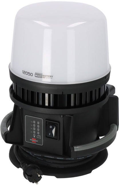 Brennenstuhl MULTI BATTERY LED 360ø HYBRIDE BOUWSPOTS 12050 MH, 12000LM, IP54