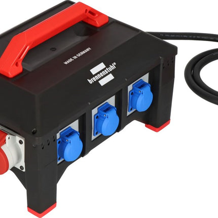 Brennenstuhl PROFESSIONALLINE RUBBER STROOMVERDELER BH07RN-F 5G6,0 1XCEE32A+2X16A, 6X230V