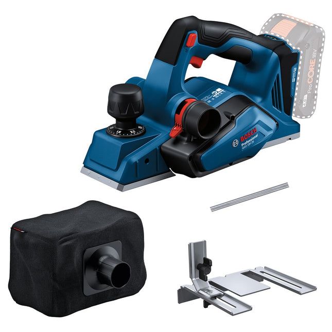 BOSCH GHO 18V-26 ACCU SCHAAFMACHINE     IN L-BOXX