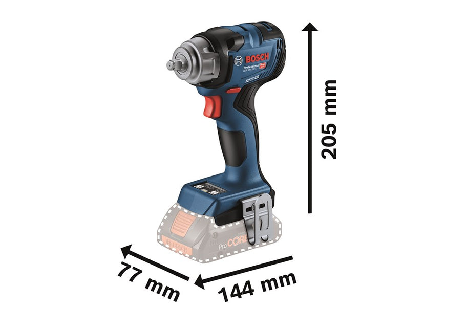 Bosch GDS 18V-320 accu Draaislagmoeraanzetter - 06019L5100