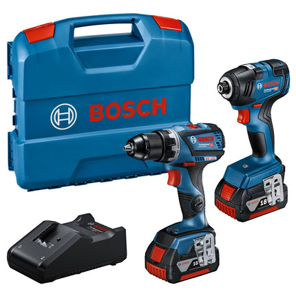 Bosch Blauw 8 Toolkit 18V | Combiset 4x 5.0Ah + lader | in Toolbag - 0615A5004A
