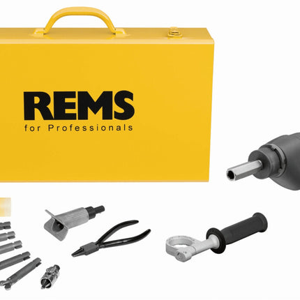 REMS Hurrican Elektrische buisuithaler Set 3/8+1/2+5/8+3/4+7/8" - 151002 RSEV