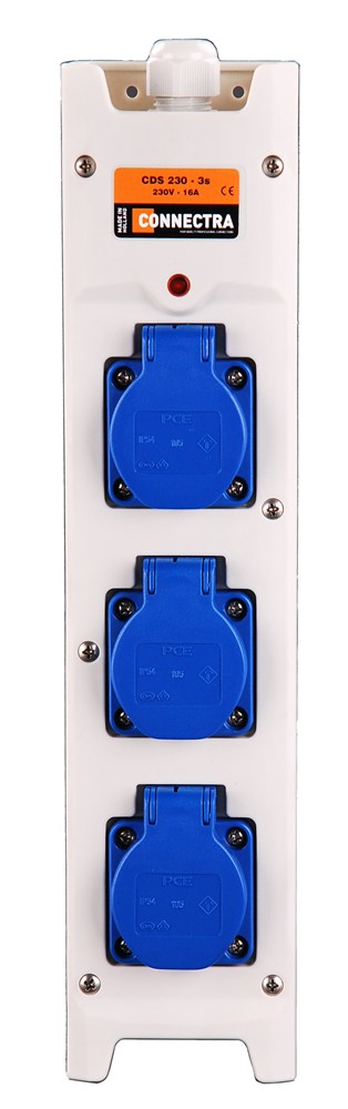 Afbeelding Connectra contactblok nylon 3-voudig