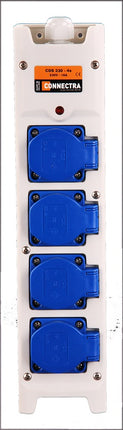 Afbeelding Connectra contactblok nylon 4-voudig