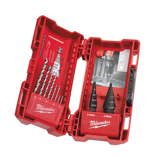 Milwaukee Stappen- en Metaalborenset 10-Delig Combiset MetaalBoor Set 10st – 48899350
